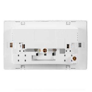 Dual <b>USB</b> Wall Charger with <b>Plug</b> Switch and Light Indicator 2.1A Duplex Dual Wall <b>Plug</b> Socket for UK Wall Outlets - Product Image 3