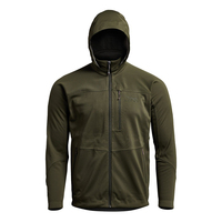 Veste de chasse d'hiver imperméable, coupe-vent, respirante, en softshell, couleur orange vif, à capuche, pour activités de plein air, Lawd Sports