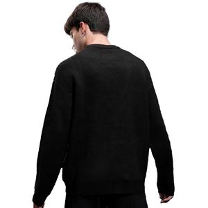 Pull pour homme de haute qualité, style tendance, couleur personnalisée, vêtements d'hiver, broderie imprimée, service OEM, polaire 100% acrylique - Product Image 5