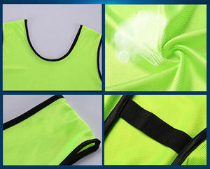 Custom Sublimated Mesh Football <b>Training</b> Vest Team Soccer <b>Training</b> Reversible <b>Bibs</b> for Online Custom Plus Size Men's Quick Dry - Product Image 3