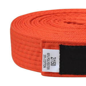 Cinturón de Artes Marciales Personalizado al por Mayor para Karate/Taekwondo/Judo/BJJ/Kung Fu con Logotipo Personalizado, Uniforme Deportivo de Alta Calidad en Oferta - Product Image 4