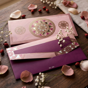 Enveloppe de luxe pour argent de mariage, Shagun Hongbao Lai Si, pochette cadeau rouge pour offrir de l'argent, inspirée des enveloppes de cadeaux indiennes. - Product Image 4