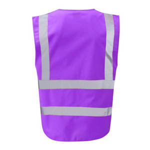 Gilet de sécurité haute visibilité imperméable avec logo personnalisé, réfléchissant, unisexe, certifié, pour travaux de construction et industriels, haute visibilité - Product Image 2