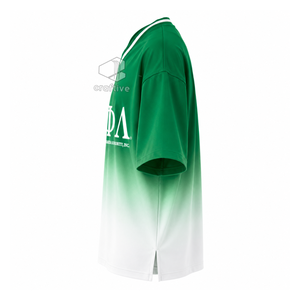 เสื้อยืดโอเวอร์ไซส์สำหรับผู้หญิง Iota Phi Lambda Sorority สีเขียวขาว สไตล์ลำลอง ทรงหลวม คอวี ลายกราฟิกสำหรับกลุ่มพี่น้องนักศึกษา เหมาะสำหรับใส่ในมหาวิทยาลัย - Product Image 4