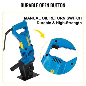 Punzonatrice Elettroidraulica con 5 Matrici per Taglio Metalli Spessi fino a 1/4 di Pollice, Utensile Idraulico - Product Image 5