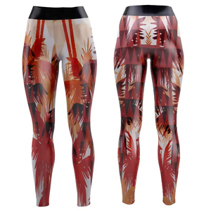 Leggings taille haute à imprimé galaxie, longueur intégrale, extensibles, en tricot, spandex, polyester, sportifs, pour femmes - Product Image 4