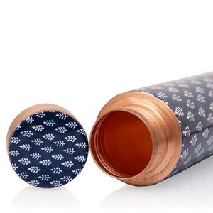 Botella de Agua de Cobre de Doble Pared con Diseño Decorativo, Tapa Hermética a Prueba de Fugas, Ecológica, para Uso en Casa, Oficina y Gimnasio - Venta al Por Mayor - Product Image 5