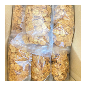Golden Crispy Banana Chips Produced in Vietnam for Food Service and Wholesale Distribution - Product Image 1