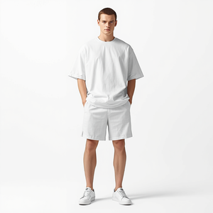 Conjunto de Verano Casual Minimalista de Punto Estampado para Hombre - Product Image 3