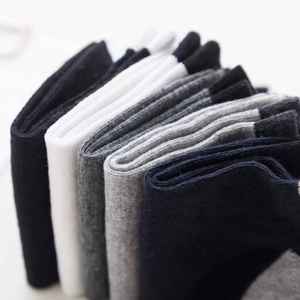 Calcetines de Tobillo para Hombre de Alta Calidad, 100% Algodón, Transpirables, Ecológicos, Absorbentes de Sudor, Deportivos, Casuales, de Verano, en Colores Sólidos - Product Image 3
