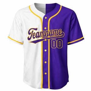 ชุดยูนิฟอร์มเบสบอลสั่งทำพิเศษ |   เสื้อทีมเบสบอลอเมริกัน |   ผ้าที่ระบายอากาศได้ดีพร้อมพิมพ์ชื่อและหมายเลข - Product Image 1