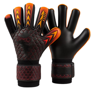 ถุงมือผู้รักษาประตูฟุตบอลกลางแจ้งแบบใหม่สำหรับทุกเพศ  วัสดุ PU ป้องกันนิ้วด้วยยางลาเท็กซ์  ถุงมือผู้รักษาประตูฟุตบอลมืออาชีพสำหรับเยาวชน - Product Image 4