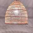 Rattan Pendant Light Handwoven 10 Inch Bamboo Wicker Lampshade Boho Natural <b>Ceiling</b> Lamp Supplier Factory - Product Image 2
