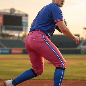 Pantalones de Béisbol para Hombre con Cierre de Botones, Uniformes Deportivos Profesionales, Pantalones Ligeros y Duraderos, Ropa Deportiva Personalizada - Product Image 6