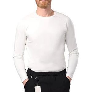 Sous-vêtements anti-transpiration garantis à 100 % PATON – Sous-vêtements anti-transpiration pour infirmières, blancs, manches longues, en gros, pour hommes - Product Image 1