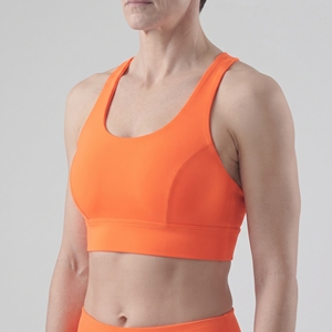 Hyper Bolster Industry Soutien-gorge de sport à maintien élevé avec logo frontal, écologique, séchage rapide, respirant, pour fitness, course et gym - Product Image 1