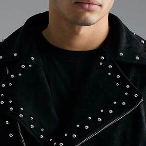 Entrega Rápida, Empaque Personalizado, Chaqueta de Gamuza para Hombre de Buena Calidad, Estilo Urbano, Colección de Invierno - Product Image 5