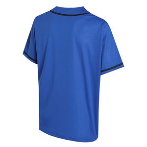 เสื้อทีมเบสบอลโรงเรียน ผ้าโพลีเอสเตอร์ตาข่าย แบบสองสี งานออกแบบตามสั่ง เย็บเสริมความแข็งแรง ปักลายที่แขนเสื้อ - Product Image 2