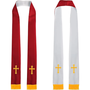 Nuevo Estola de Misa de Doble Cara de 84 Pulgadas para Adultos Unisex, Chal Religioso para la Liturgia para Ocasiones Sacramentales - Product Image 2