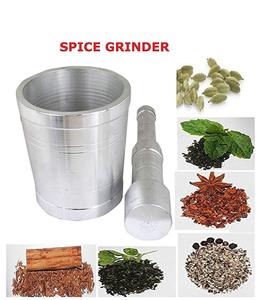 En gros, Ensemble mortier et pilon en aluminium nickelé pour écraser l'ail, le gingembre et les épices, type Khal Batta - Product Image 6