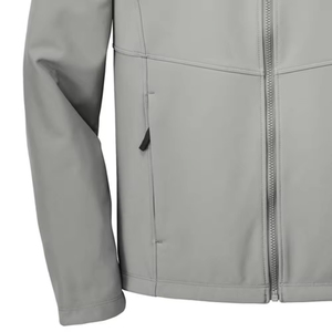 Veste d'hiver imperméable et coupe-vent pour homme, couleur gris chaud, légère, softshell, pour la randonnée, le camping, les activités de plein air, veste décontractée grise - Product Image 5