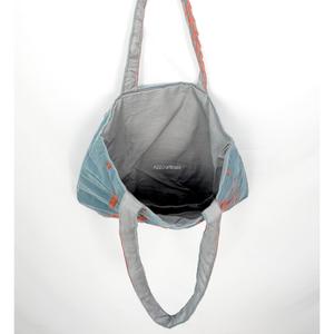 Denim Embroidery Tote <b>Bag</b> Love Letter Design Long Shoulder Handle Extra Large Beach 100% Cotton Shopping <b>Bag</b> - Product Image 5