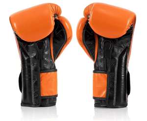 Guantes de Boxeo Fairtex Personalizables de Primera Calidad, con Cordones, de Cuero Vacuno Auténtico, para Muay Thai y Sparring, Hechos a Medida - Product Image 2