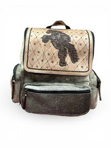 Hot Sale Genuine Leather Polyester <b>Backpack</b> Multifunctional Large Capacity Waterproof - Product Image 3