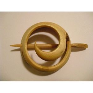 Pasador de Pelo de Madera Vintage Hecho a Mano, Palillo de Pelo de Madera Natural para Peinados Elegantes, Artesanías de Bambú y Madera - Product Image 3