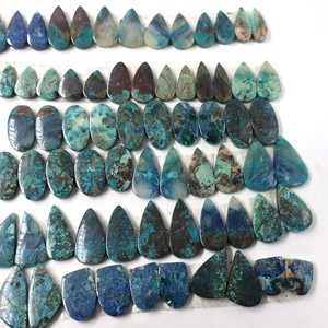 Paires de cabochons ovales en quartz de haute qualité, mélangées, magnifiques, naturelles, avec jeu de couleurs, pour la vente en gros au meilleur prix pour la bijouterie - Product Image 5