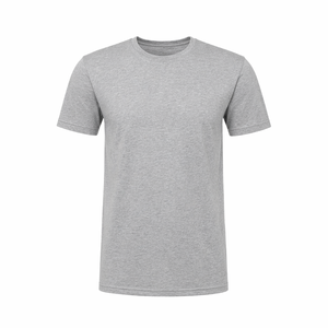 เสื้อยืดคอกลมแขนสั้นสำหรับผู้ชายผ้าคอตตอนผสมโพลีเอสเตอร์160กรัมน้ำหนักผ้าทอแบบไม่ทอ - Product Image 1