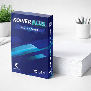 กระดาษถ่ายเอกสาร KR Kopier Plus 70 แกรม A4 สีขาว คุณภาพพรีเมียม ความขาวสูง สำหรับสำนักงาน เครื่องพิมพ์ และการใช้งานในองค์กร - Product Image 1