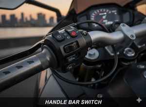 Nuevo Conjunto de Interruptores para Manillar de Motocicleta de Plástico |   Interruptor Combinado de Señales de Giro Izquierda y Derecha para Sistema de Control de Vehículos de Dos Ruedas - Product Image 3