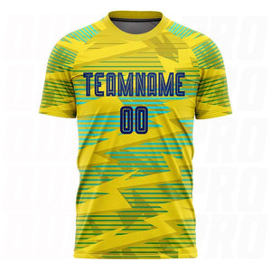 Ensembles de maillots de football sublimés personnalisables, 100% polyester, impression par transfert thermique, séchage rapide, services OEM, maillots d'équipe personnalisés - Product Image 6