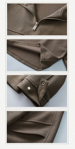 Ventes en gros de sweats à capuche personnalisés avec fermeture éclair 14, pour hommes, hiver, respirant, séchage rapide, sweats à capuche en polaire de haute qualité, grandes tailles - Product Image 4