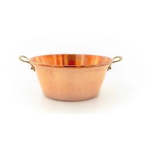 Bol à bonbons de luxe en cuivre, pot à confiture, vaisselle de cuisine en cuivre massif, plateau de présentation alimentaire haut de gamme en cuivre artisanal, bassin de service pour la restauration - Product Image 4
