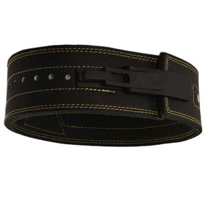 Ceinture de musculation en cuir avec logo personnalisé pour hommes, entraînement de force, squat, levage de poids, gym - Product Image 2