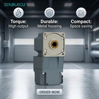 Moteur PMSM monophasé et triphasé à courant alternatif, installation horizontale et verticale, 40W, 100W, 1000W, avec contrôle de vitesse par onduleur 220V