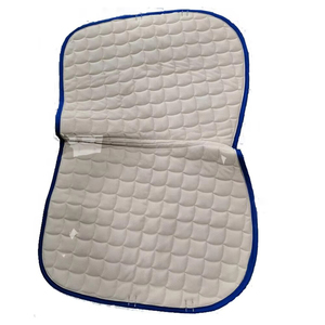 BRAND ZONE1995 Tapis de selle classique personnalisé en coton satiné avec doublure en maille, durable et confortable pour l'équitation et le saut d'obstacles - Product Image 4