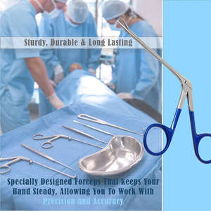 ENT Surgical Micro Ear Forceps Stainless Steel Lightweight Manual Sterilizable Professional <b>Instrument</b> OEM Custom Logo Java Surg - Product Image 6