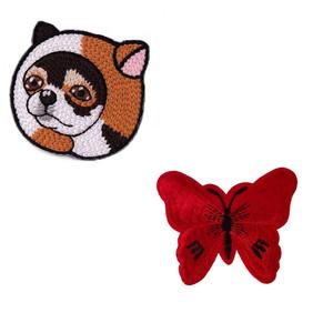Custom moon embroidered patch iron on sew on logo <b>badge</b> for clothing apparel hats bags jackets hoodies uniforms woven design who - Product Image 1