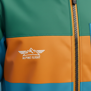 Veste Softshell Homme Hiver Entièrement Imperméable et Respirante à Capuche Col Montant avec Logo Frontal en Polyester Anti-Intempéries pour Activités Extérieures - Product Image 3