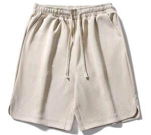Shorts de loisirs pour hommes, shorts décontractés d'été, 100% polyester, toile, séchage rapide, fermeture à cordon, polyvalents pour le sport et les loisirs - Product Image 2
