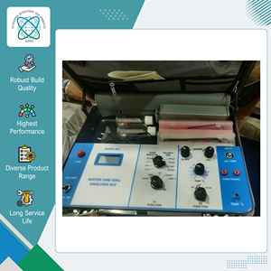 Kit d'analyse de l'eau et du sol de qualité standard, écologique, avec microprocesseur et écran LCD alphanumérique 16x2, d'origine indienne - Product Image 5