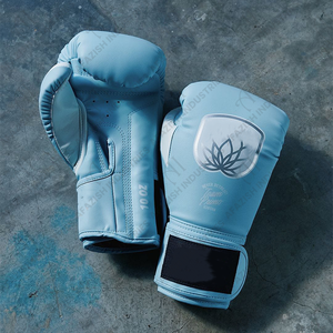 Gants de boxe en cuir de vachette 16oz vente chaude pour adultes haute qualité Fitness formation Logo personnalisé en gros pour les enfants - Product Image 4