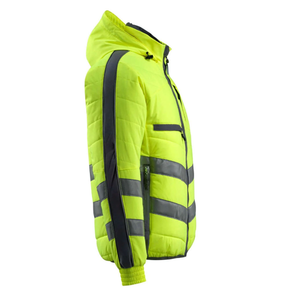 Hi Vis <b>Work</b> wear Reflective Tape Outdoor Safety Jackets Men's <b>Waterproof</b> Soft shell Construction Jackets for Adults - Product Image 2