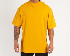เสื้อยืดผู้ชายแฟชั่นใหม่ทรงโอเวอร์ไซส์ ผ้าฝ้าย 100% พิมพ์ลายพัฟฟ์ตามสั่ง คุณภาพสูง สไตล์ลำลอง มีจำหน่ายแล้ว - Product Image 3
