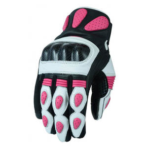 WARPRO INDUSTRY Full Finger Leather Racing <b>Gloves</b> <b>Touchscreen</b> Polyurethane Coating Hook Loop Closure Breathable for Riding - Product Image 3