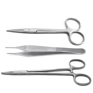 ชุดอุปกรณ์ถอดไหมเย็บ METAL MED CORP รุ่น MM-0726-141 ได้รับการรับรองมาตรฐาน CE กรรไกรผ่าตัดแบบใช้ซ้ำได้ ที่จับเข็ม คีมจับ เข็ม สำหรับการผ่าตัดทั่วไป - Product Image 2