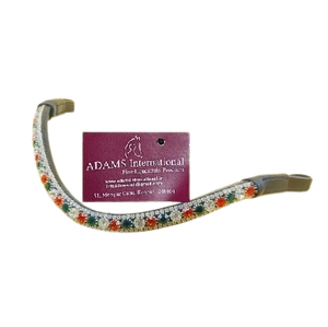 Fronture en cuir personnalisée avec cristaux scintillants – Équipement d'équitation haut de gamme pour chevaux – Vente en gros - Product Image 1